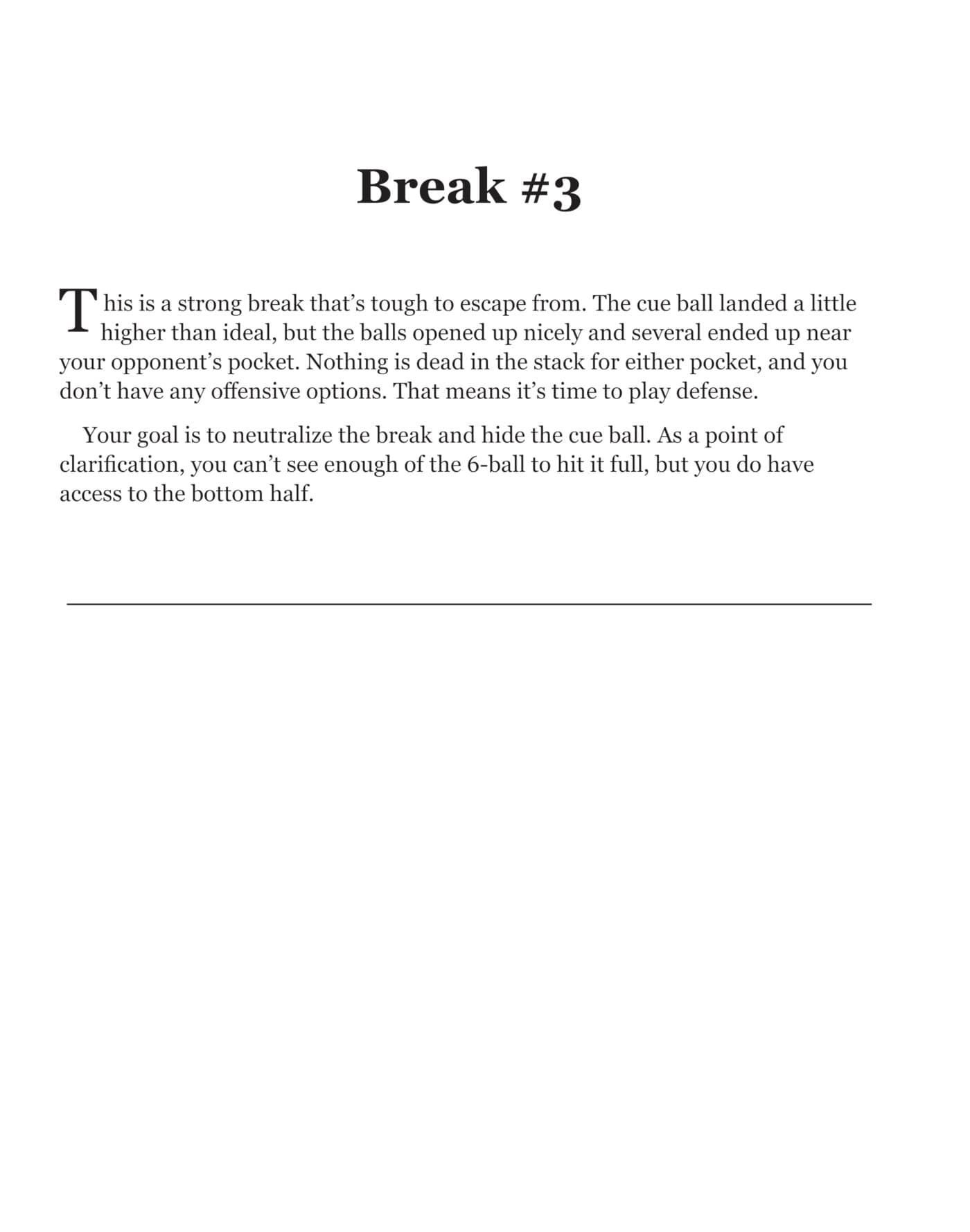 Scenarios that frame the decision